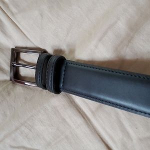Black leather belt 30 inches